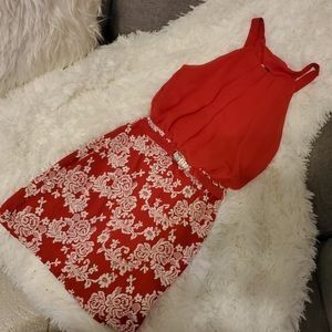 Red dress